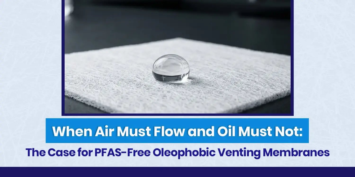 The Case for PFAS-Free Oleophobic Venting Membranes