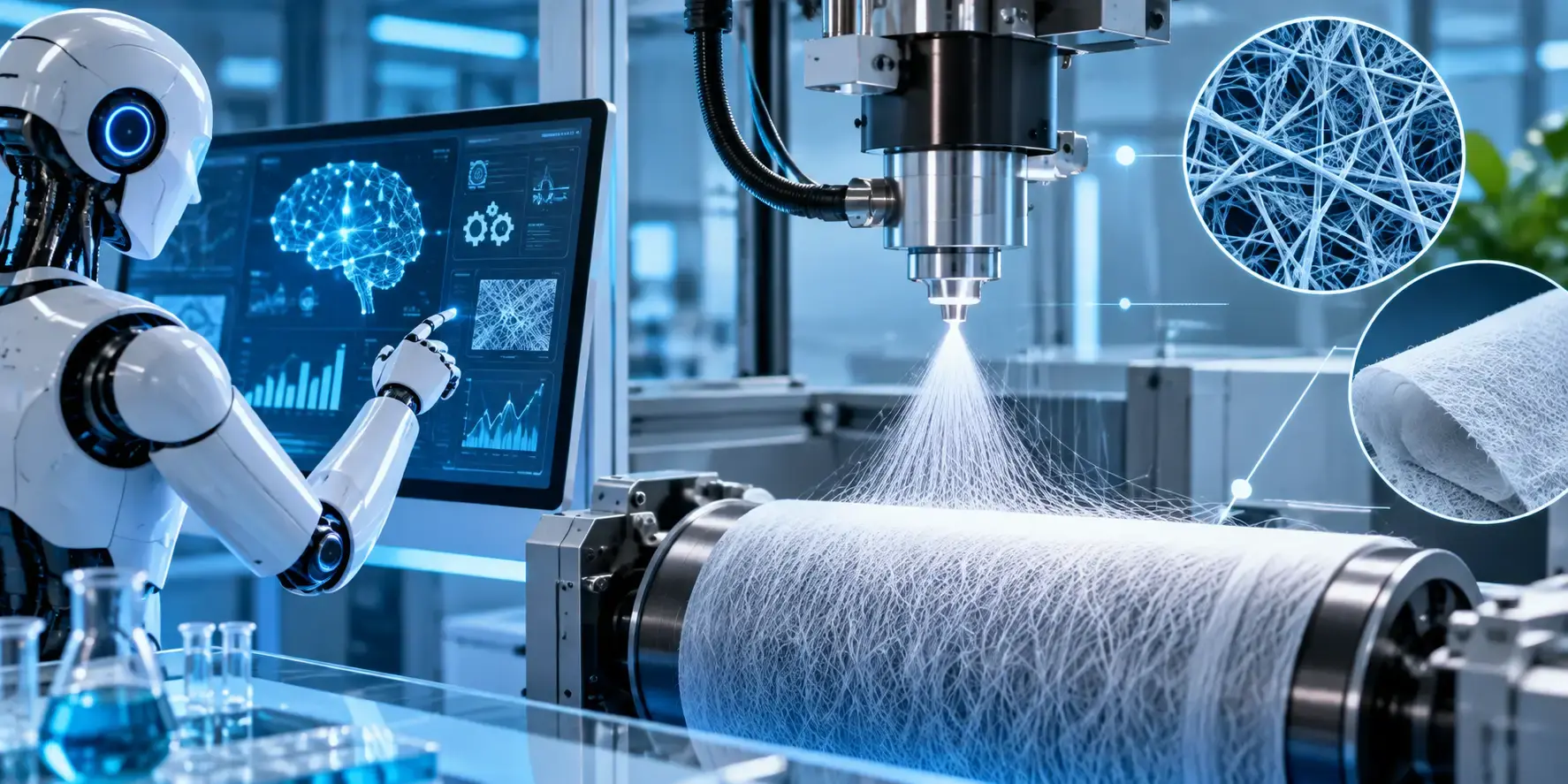 How AI Is Transforming Nanofiber Manufacturing and Electrospinning