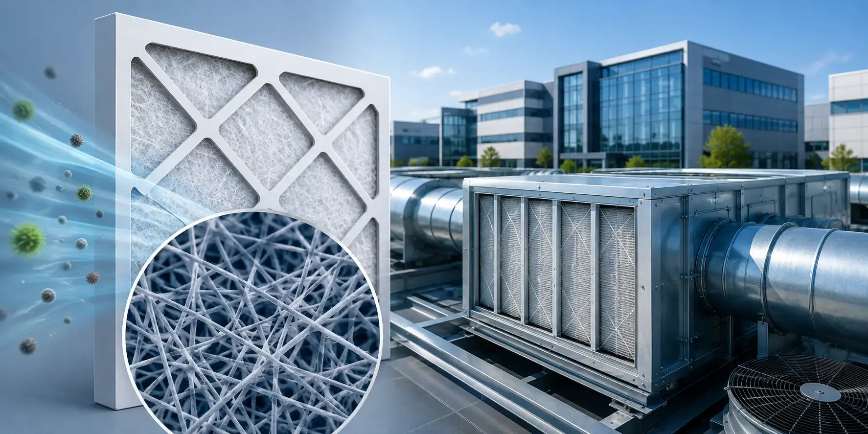 Nanofiber HVAC Filters: Benefits for Commercial and Industrial Buildings